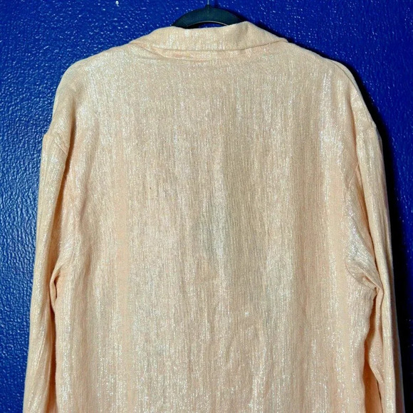 Anthropologie Amadi Kaye Blazer Suit Kaye Pink Oversized Double Breast L - Picture 10 of 13